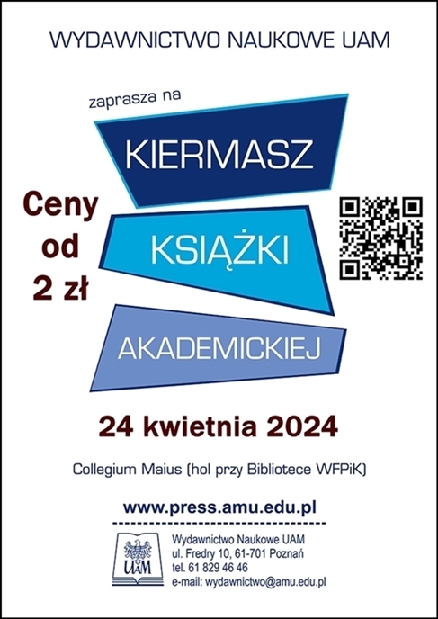 Zapraszamy na kwietniowy Kiermasz Książki Akademickiej