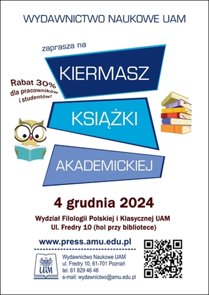 Grudniowy Kiermasz Książki Akademickiej na WFPiK
